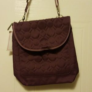 Plum Backpack Purse